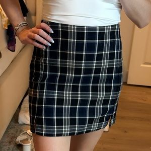 Plaid mini skirt pacsun OSFM